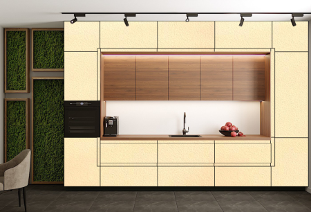 AGT TRENDY Кашемир крем 385 МДФ 2800*1220*8 4гр