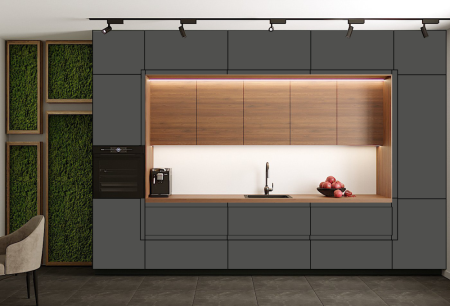 AGT TRENDY Серый шторм soft touch 726 МДФ 2800*1220*18 (матовый) 2гр
