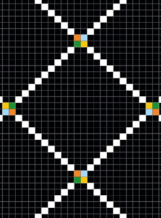 6289 Tiles 04 4Colours/Black